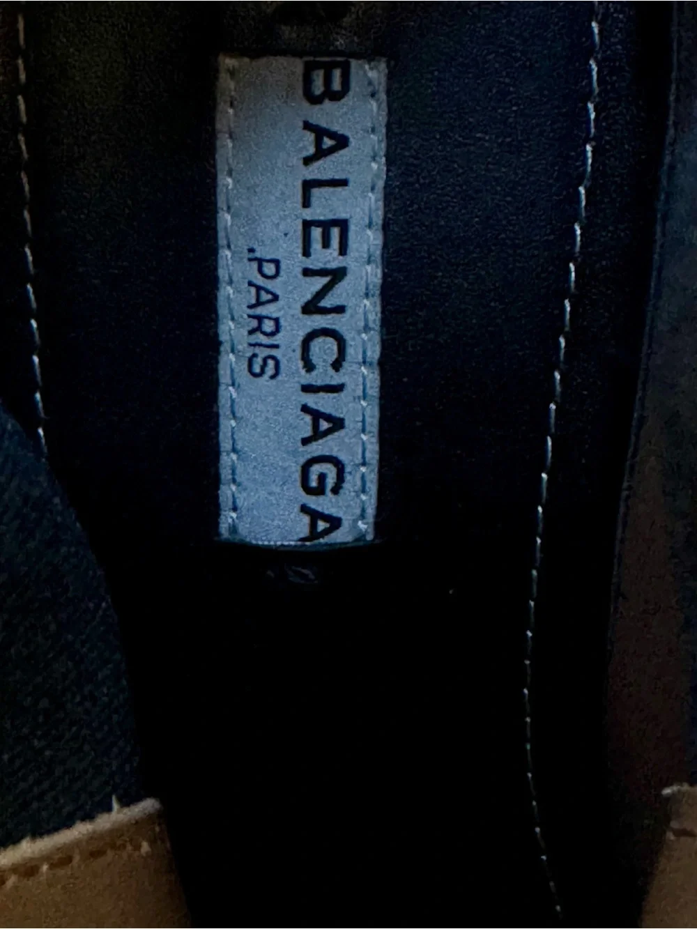 Balenciaga Stapled Leather Black Chelsea Lug Boots Exposed Stitching, 7